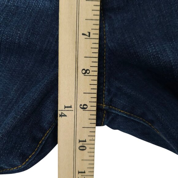 Lands End Canvas Boyfriend Fit Jeans Womens Size 31 Button Fly Medium Wash Denim - Picture 13 of 15